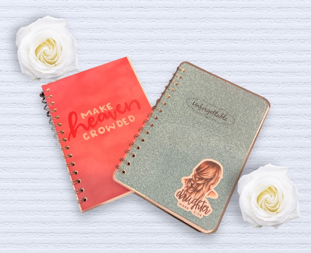 Hand crafted notebook/journal – Blooming Boxes